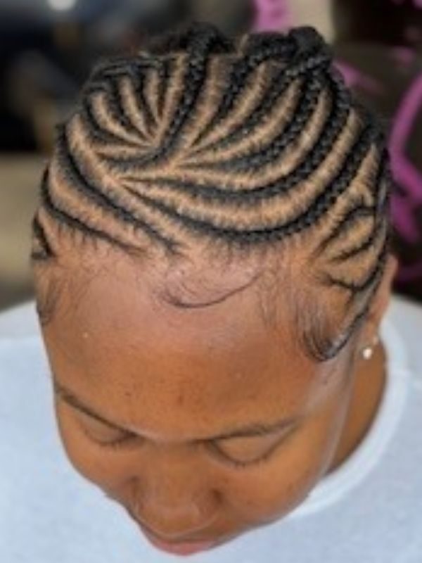 CORNROWS Just half tribal