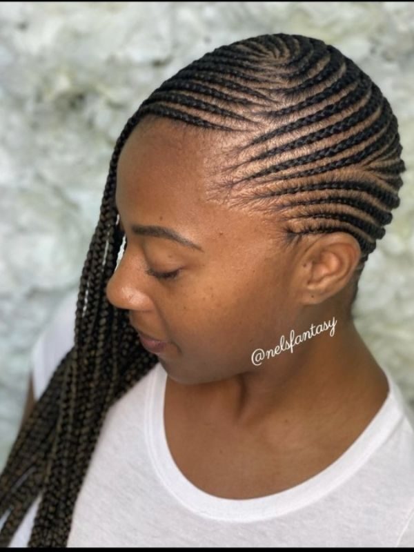 CORNROWS Large lemonade braids