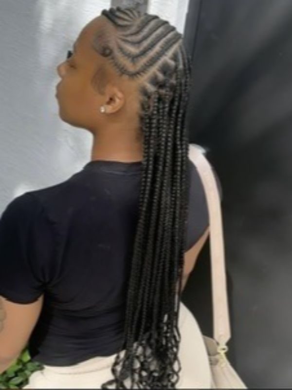 CORNROWS Lemonade ft tribal braids