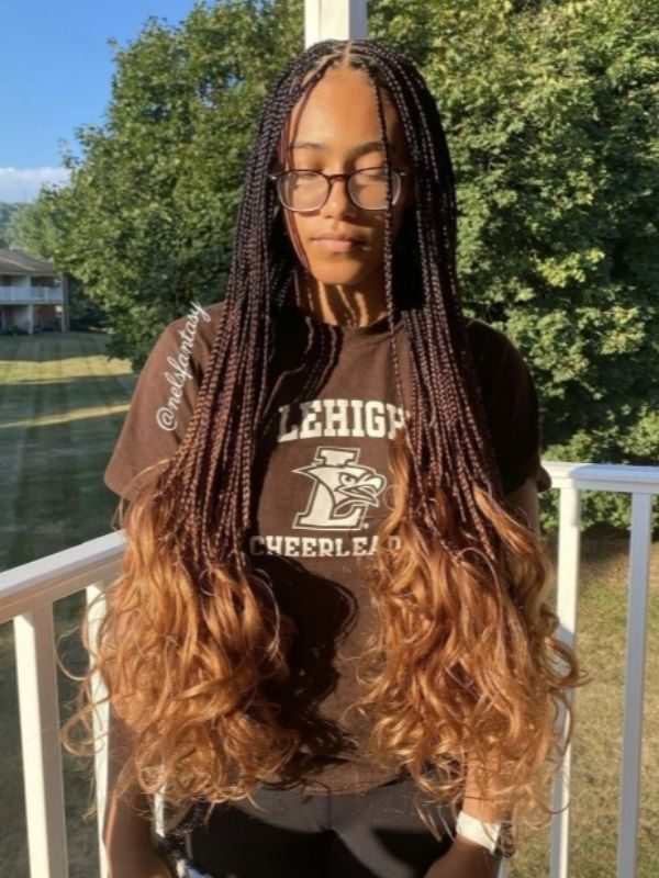 Discover Our Secrets to Taking Care of Your Braids: The French Curl Elegance